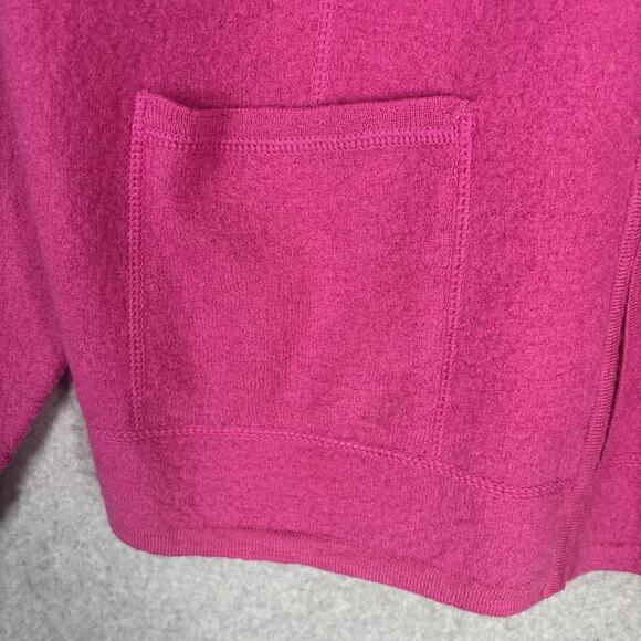 VTG Studio Works Boiled Wool Cardigan Sweater Large Pockets‎ Granny Felted Artsy - Picture 5 of 12